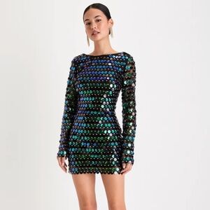 Sequin Mini Dress